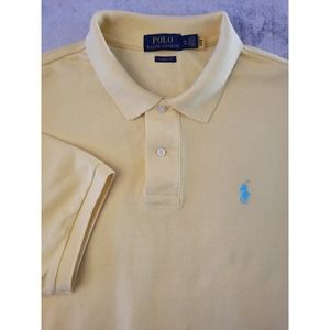 Polo by Ralph Lauren classic fit polo yellow shirt sz XL